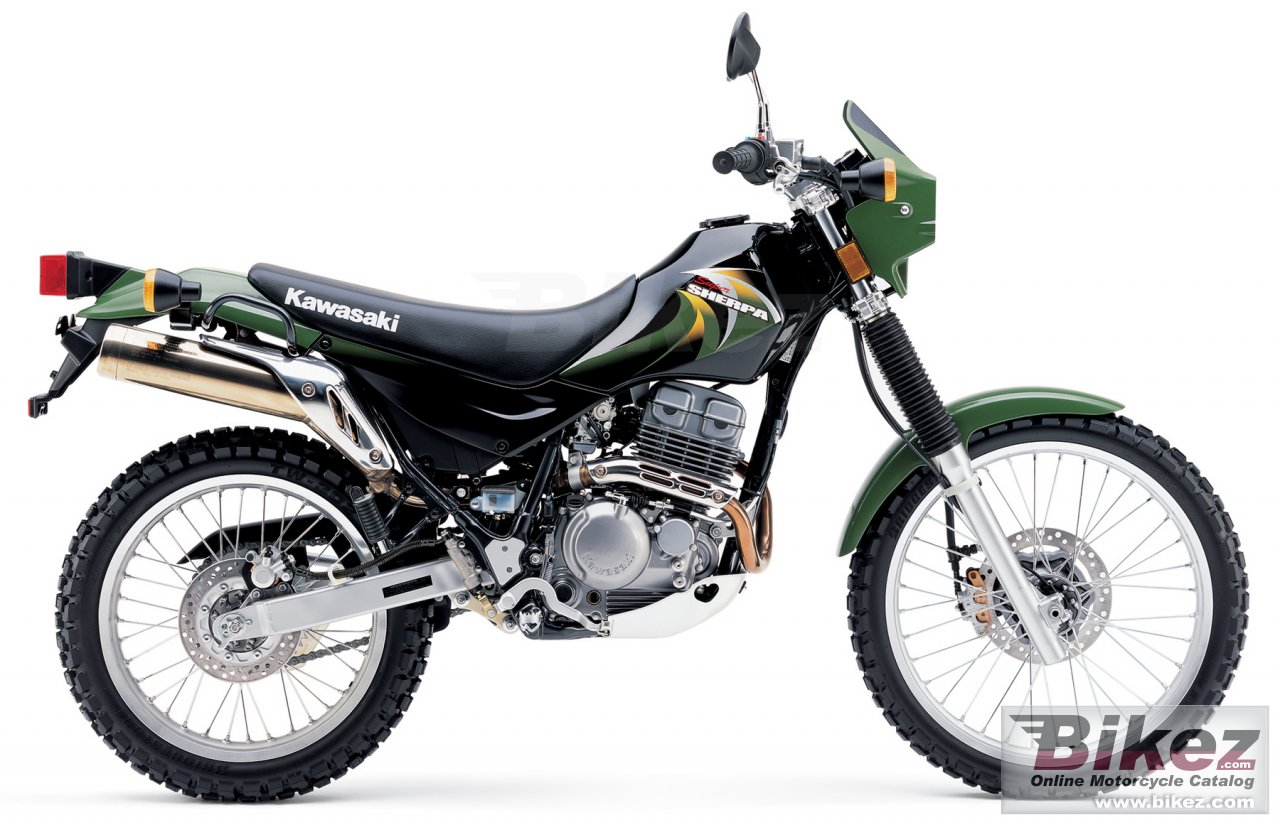 Big Kawasaki super sherpa picture and wallpaper from Bikez.com